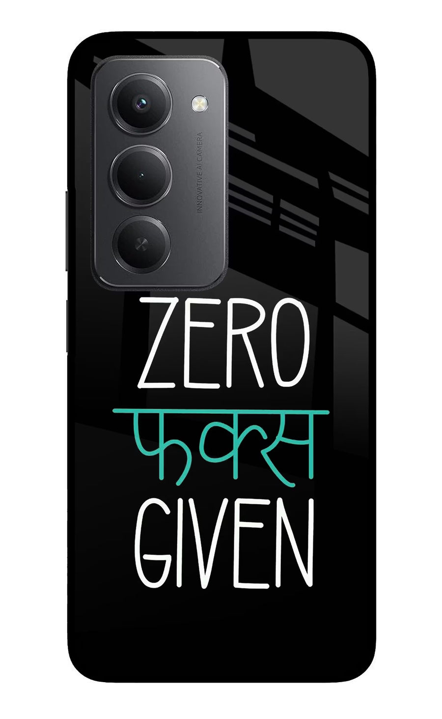 Zero Fucks Given Redmi 15 5G Back Cover, Metal case