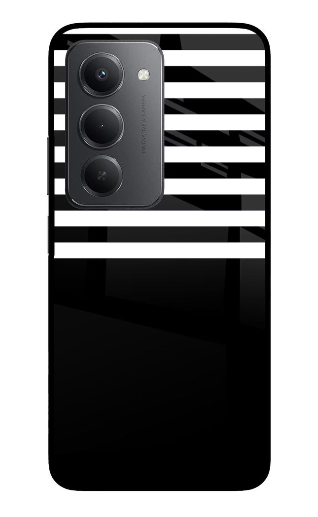 Black and White Print Redmi 15 5G Metal Case Back Cover by Casekaro
