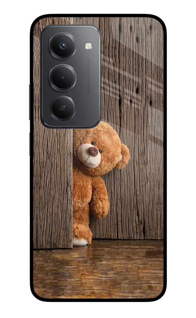 Teddy Wooden Redmi 15 5G Metal Case Back Cover by Casekaro