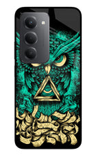 Green Owl Redmi 15 5G Metal Case Back Cover by Casekaro