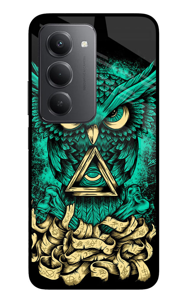 Green Owl Redmi 15 5G Metal Case Back Cover by Casekaro