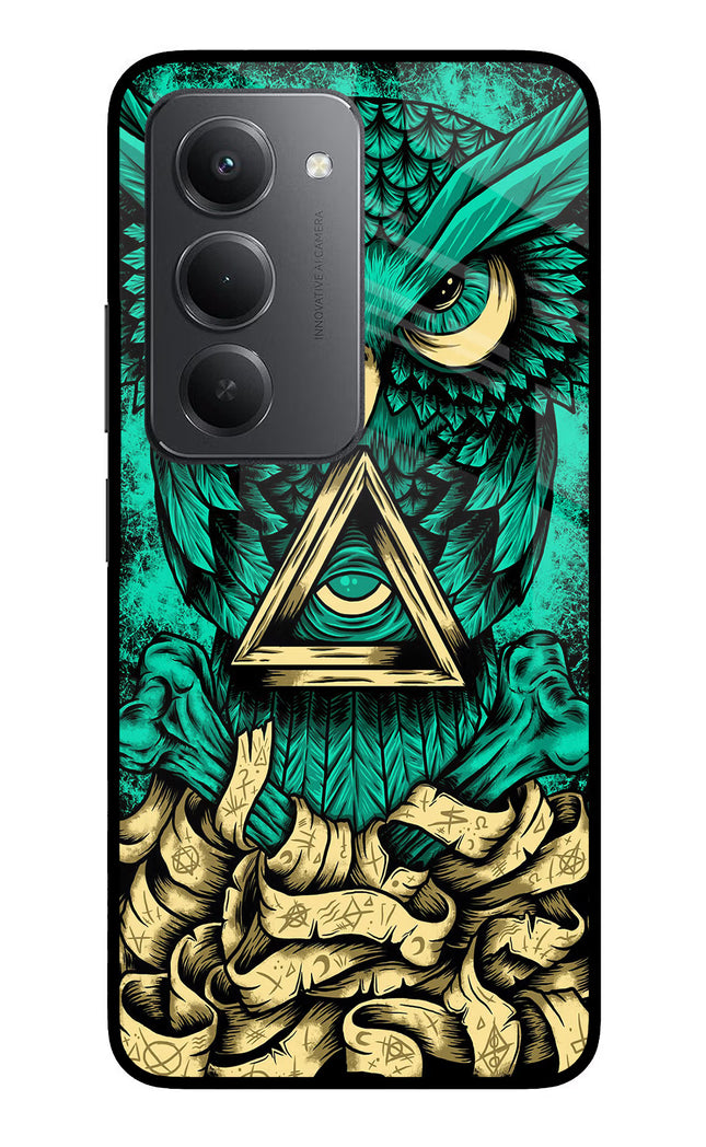 Green Owl Redmi 15 5G Metal Case Back Cover by Casekaro