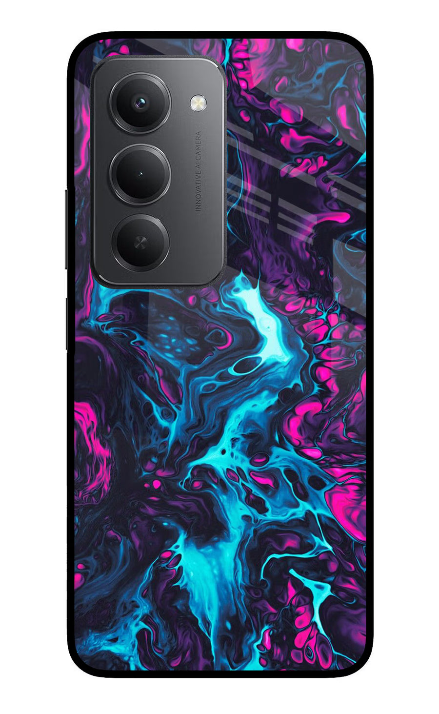 Abstract Redmi 15 5G Back Cover, Metal case