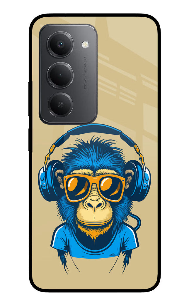 Monkey Headphone Redmi 15 5G Metal Case Back Cover by Casekaro