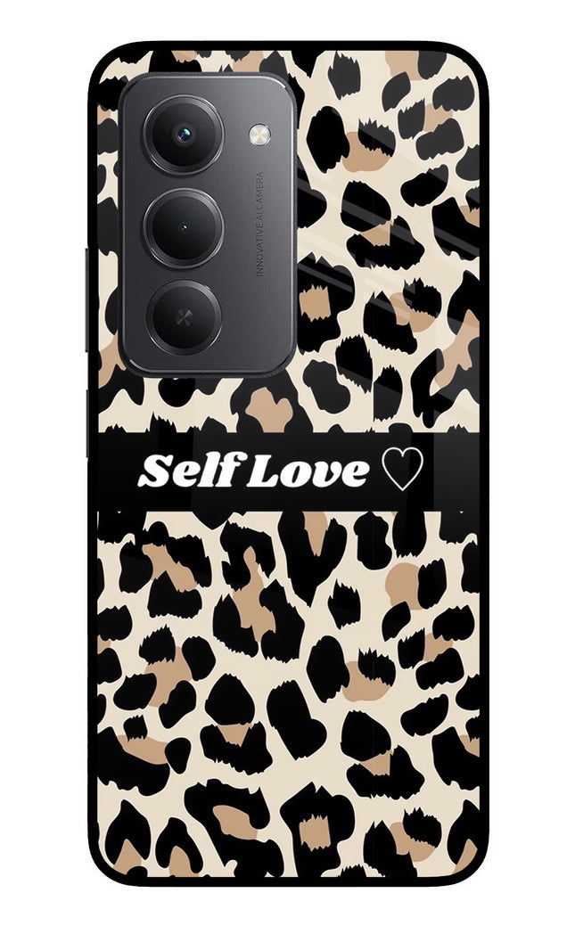 Leopard Print Self Love Redmi 15 5G Metal Case Back Cover by Casekaro