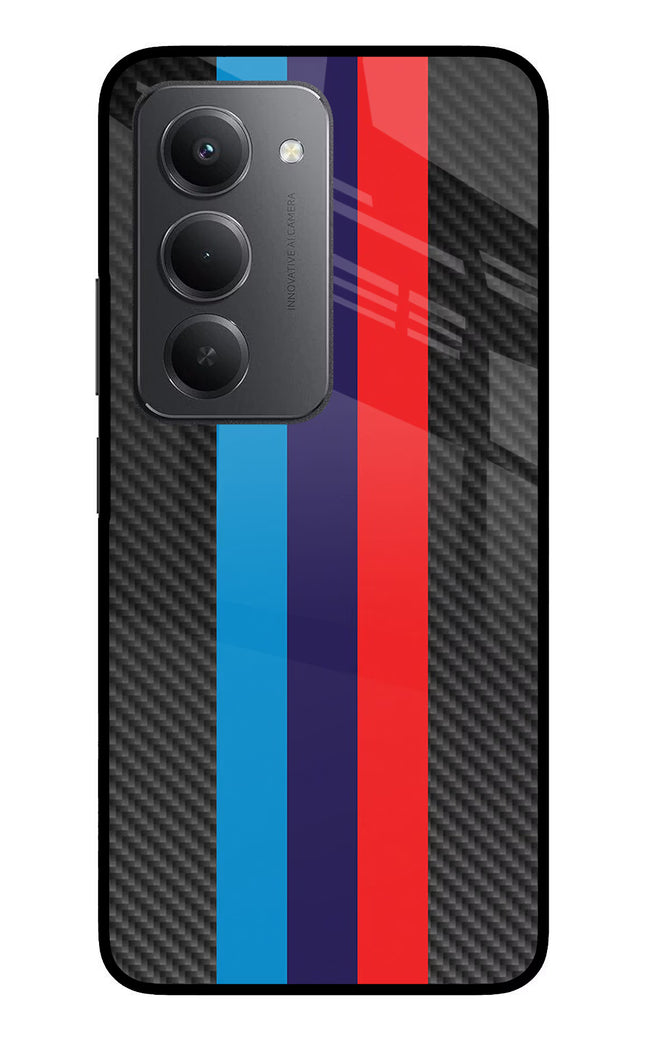 BMW Stripes Pattern Redmi 15 5G Metal Case Back Cover by Casekaro
