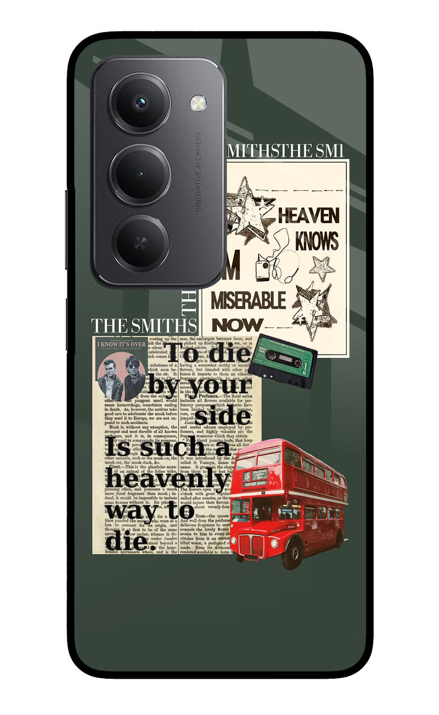 The Smiths Redmi 15 5G Back Cover, Metal case