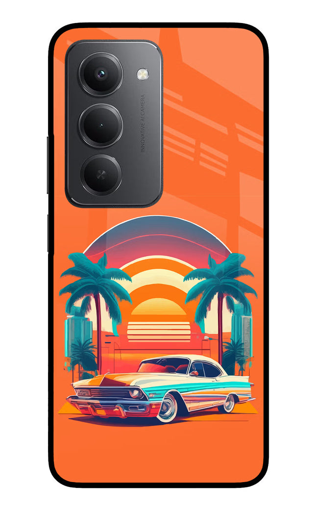Palm Drive 80s Redmi 15 5G Metal Case Back Cover by Casekaro