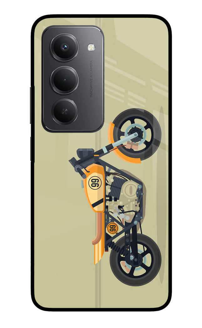 Vertical Speedster Redmi 15 5G Metal Case Back Cover by Casekaro
