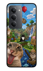 Minecraft Cat Chaos Redmi 15 5G Metal Case Back Cover by Casekaro