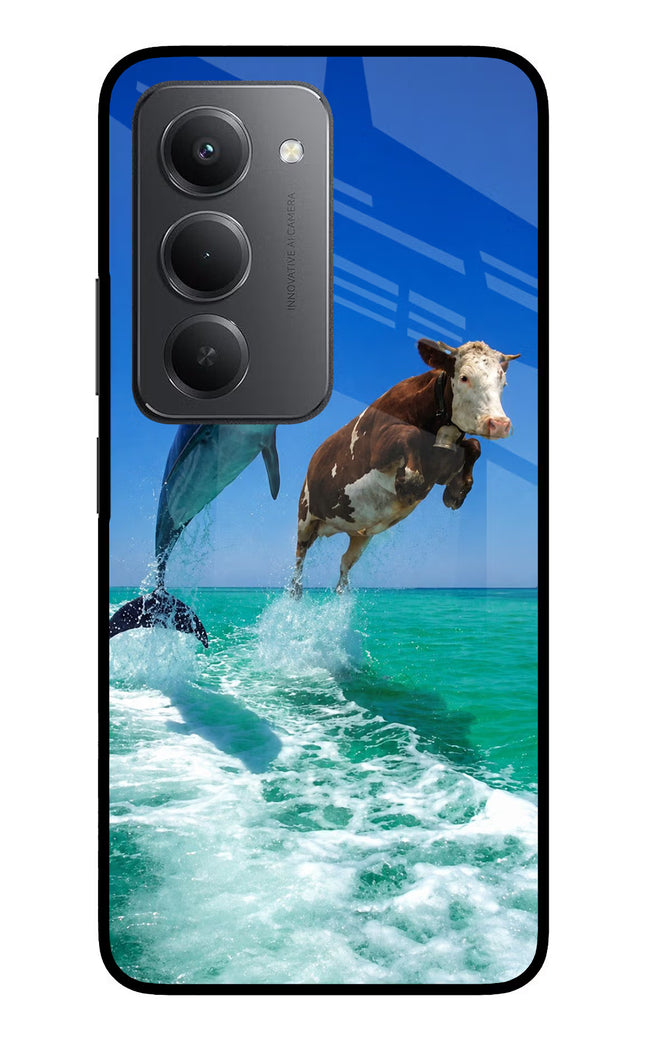 Dolphin vs Cow Redmi 15 5G Metal Case Back Cover by Casekaro