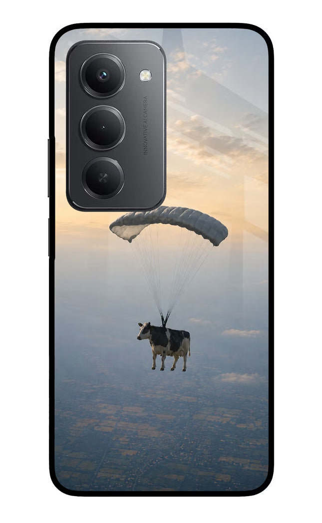 Skydiving Cow Redmi 15 5G Metal Case Back Cover by Casekaro