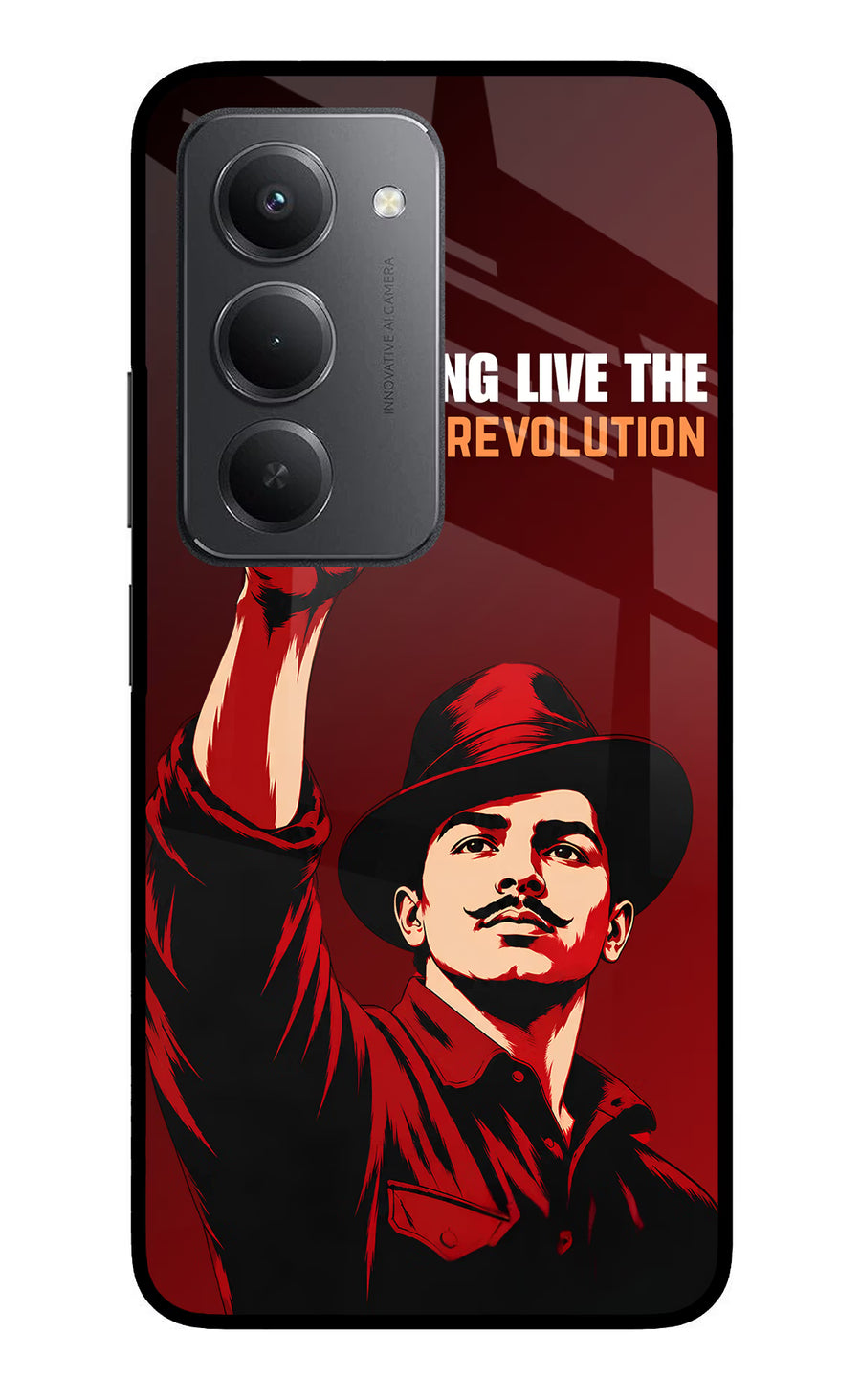Bhagat Singh Revolution Redmi 15 5G Back Cover, Metal case