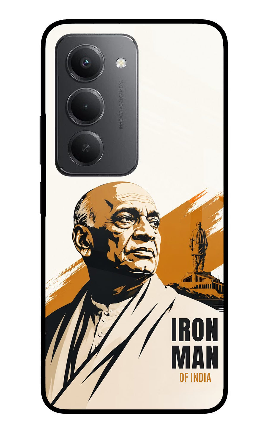 Sardar Patel Iron Will Redmi 15 5G Back Cover, Metal case