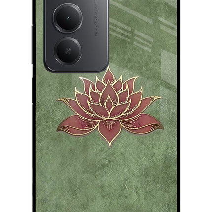 Lotus Grace Redmi 15 5G Metal Case Back Cover by Casekaro