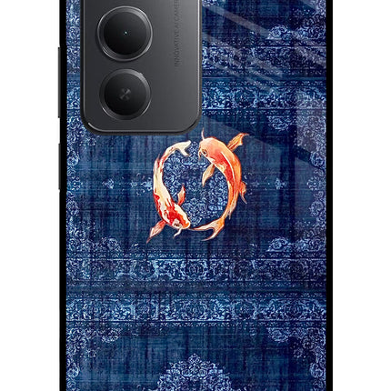 Koi Blue Redmi 15 5G Metal Case Back Cover by Casekaro