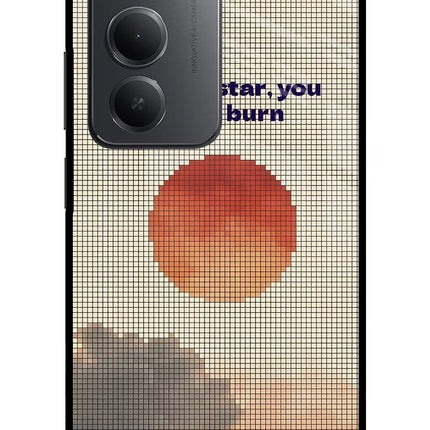 Pixel Sun Redmi 15 5G Metal Case Back Cover by Casekaro