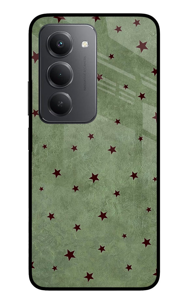 Green Stars Redmi 15 5G Metal Case Back Cover by Casekaro