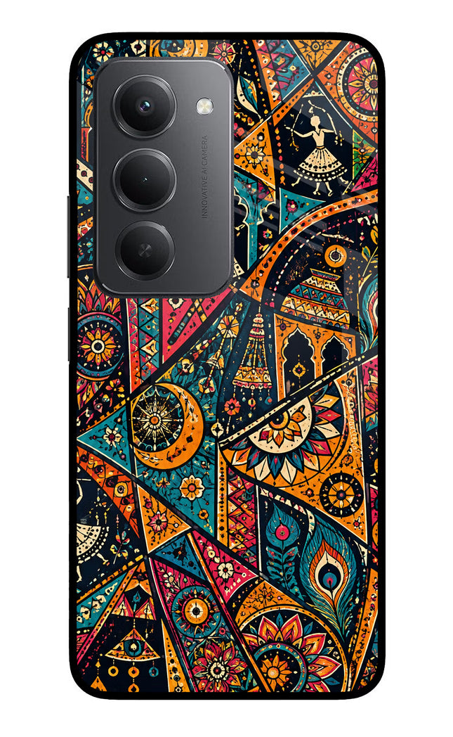 Folk Print Redmi 15 5G Metal Case Back Cover by Casekaro