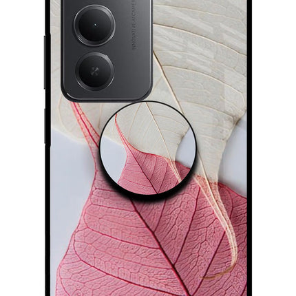 White Pink Leaf Redmi 15 5G Pop Case by Casekaro