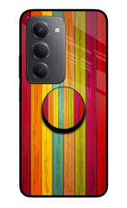 Multicolor Wooden Redmi 15 5G Pop Case by Casekaro