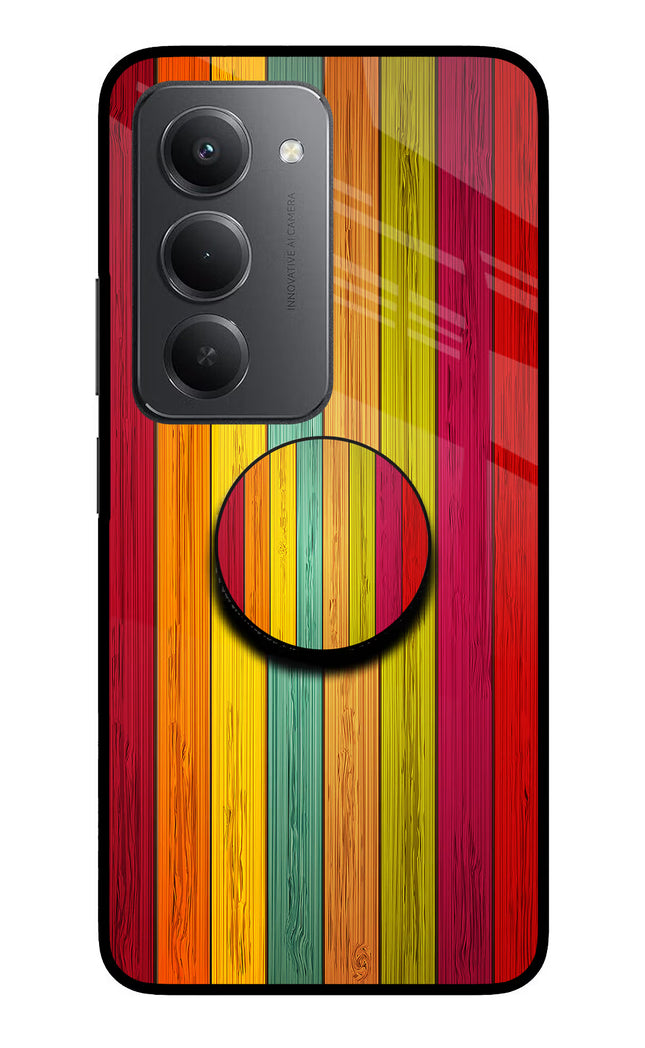 Multicolor Wooden Redmi 15 5G Pop Case by Casekaro
