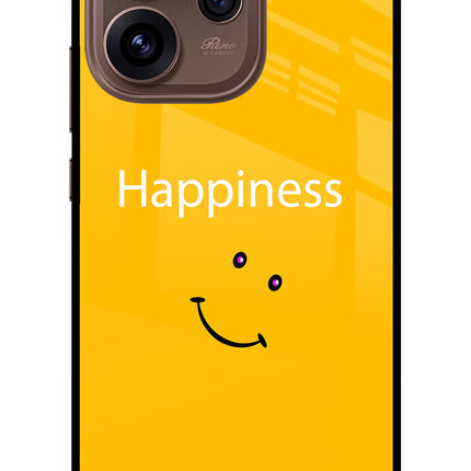 Happiness With Smiley Oppo Reno15 Pro 5G Metal Case Back Cover by Casekaro