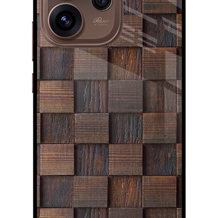 Wooden Cube Design Oppo Reno15 Pro 5G Metal Case Back Cover by Casekaro