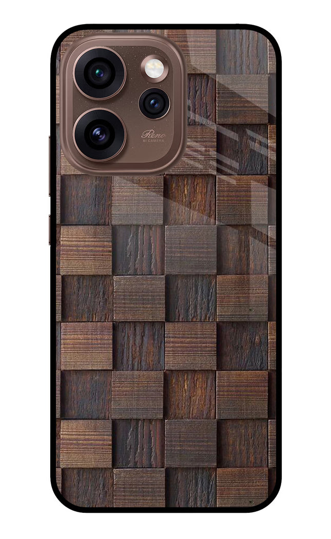 Wooden Cube Design Oppo Reno15 Pro 5G Metal Case Back Cover by Casekaro