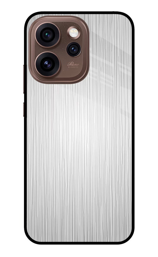 Wooden Grey Texture Oppo Reno15 Pro 5G Metal Case Back Cover by Casekaro