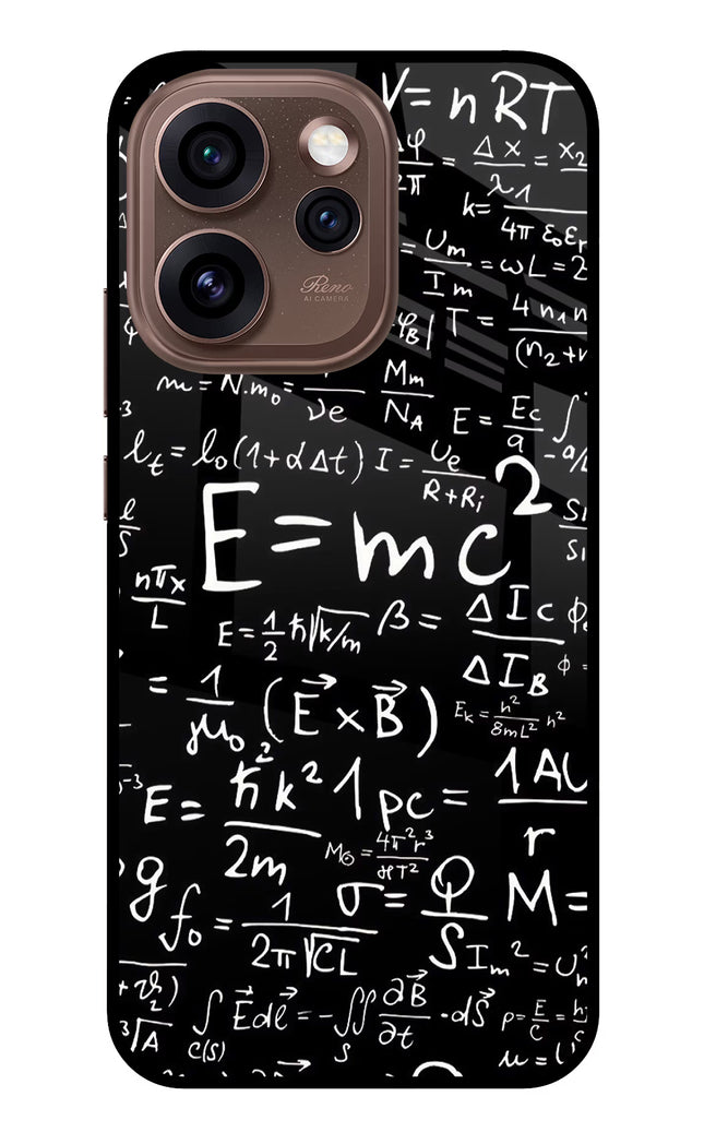 Physics Formula Oppo Reno15 Pro 5G Metal Case Back Cover by Casekaro