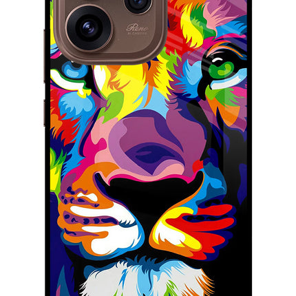 Lion Oppo Reno15 Pro 5G Metal Case Back Cover by Casekaro