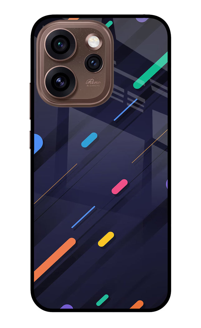 Abstract Design Oppo Reno15 Pro 5G Metal Case Back Cover by Casekaro
