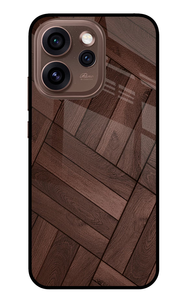 Wooden Texture Design Oppo Reno15 Pro 5G Metal Case Back Cover by Casekaro