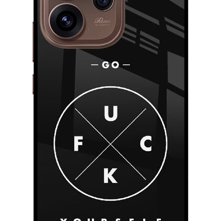 Go Fuck Yourself Oppo Reno15 Pro 5G Metal Case Back Cover by Casekaro