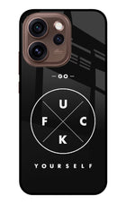 Go Fuck Yourself Oppo Reno15 Pro 5G Metal Case Back Cover by Casekaro