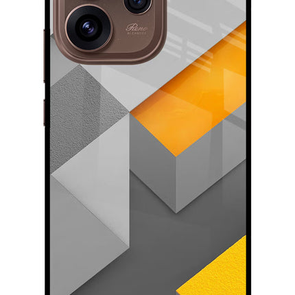 Abstract Oppo Reno15 Pro 5G Metal Case Back Cover by Casekaro