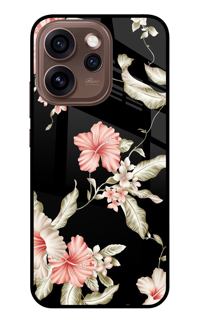 Flowers Oppo Reno15 Pro 5G Metal Case Back Cover by Casekaro