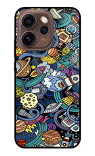 Space Abstract Oppo Reno15 Pro 5G Metal Case Back Cover by Casekaro