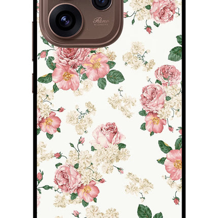 Flowers Oppo Reno15 Pro 5G Metal Case Back Cover by Casekaro