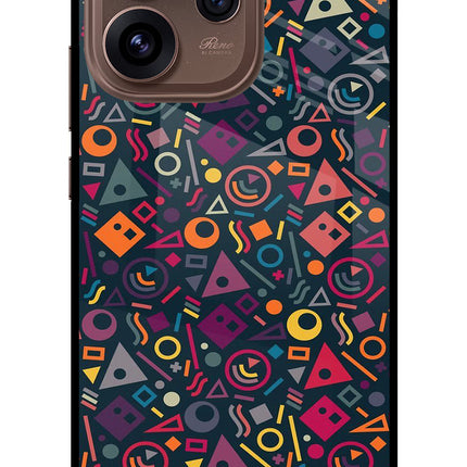Geometric Abstract Oppo Reno15 Pro 5G Metal Case Back Cover by Casekaro