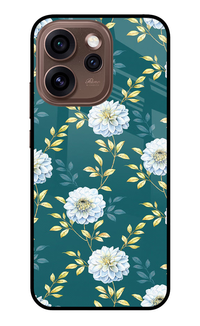 Flowers Oppo Reno15 Pro 5G Metal Case Back Cover by Casekaro