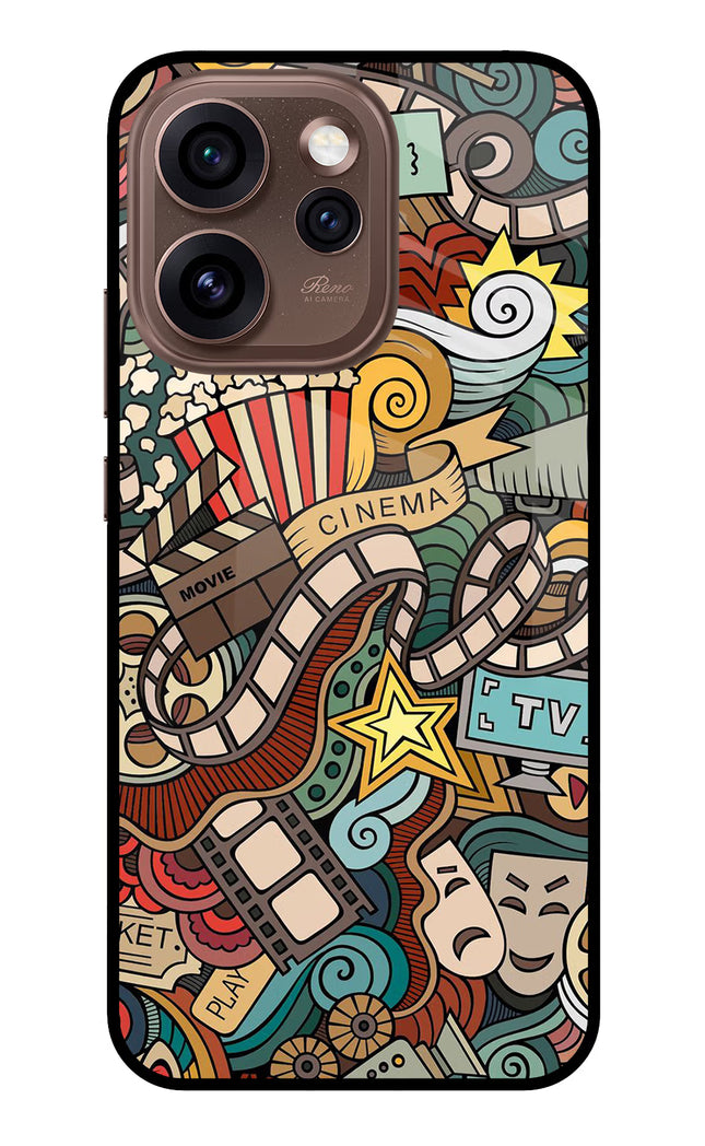 Cinema Abstract Oppo Reno15 Pro 5G Metal Case Back Cover by Casekaro