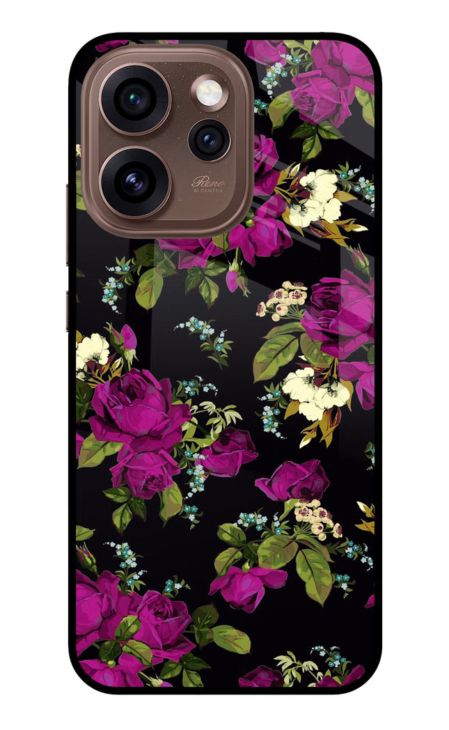Flowers Oppo Reno15 Pro 5G Metal Case Back Cover by Casekaro