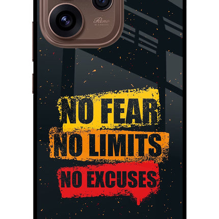 No Fear No Limits No Excuse Oppo Reno15 Pro 5G Metal Case Back Cover by Casekaro