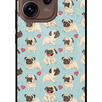 Pug Dog Oppo Reno15 Pro 5G Metal Case Back Cover by Casekaro