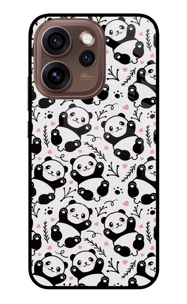 Cute Panda Oppo Reno15 Pro 5G Metal Case Back Cover by Casekaro