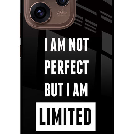 I Am Not Perfect But I Am Limited Edition Oppo Reno15 Pro 5G Metal Case Back Cover by Casekaro