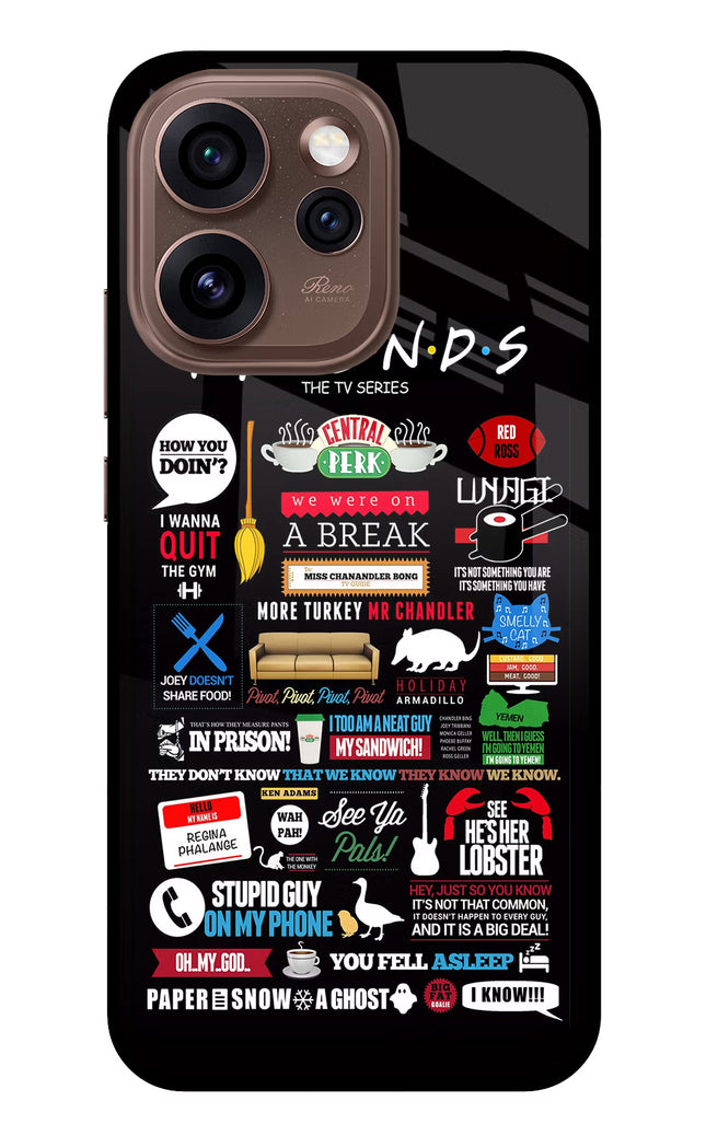 FRIENDS Oppo Reno15 Pro 5G Metal Case Back Cover by Casekaro