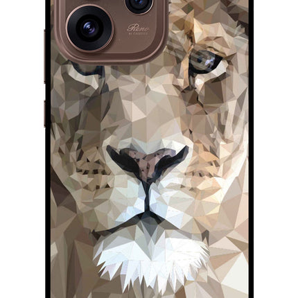 Lion Art Oppo Reno15 Pro 5G Metal Case Back Cover by Casekaro